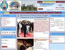 Tablet Screenshot of congres2011.rdpcpdm.cm